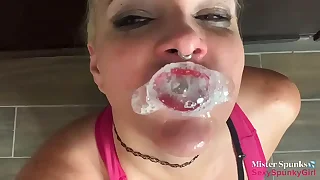 Blowing Cum Bubbles Before Swallow / featuring Stubborn Bestial